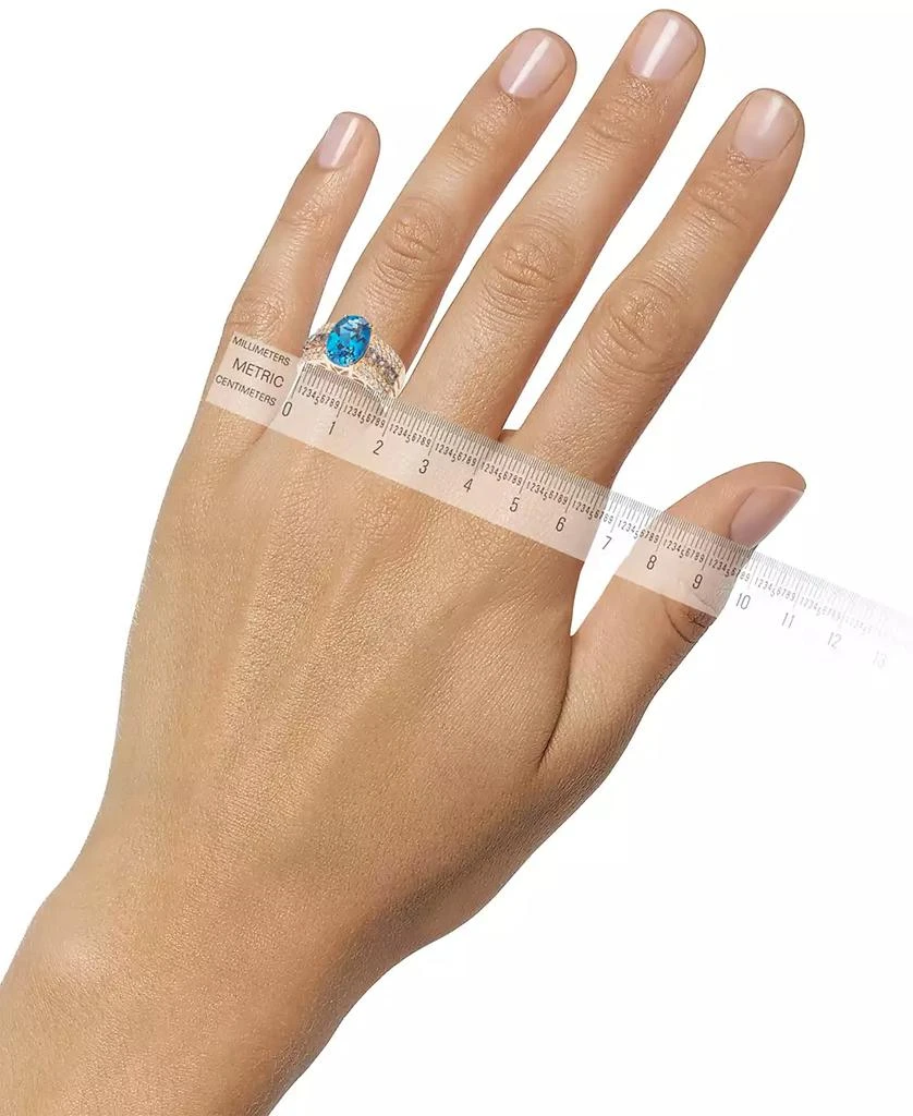 Le Vian Multi-Gemstone (4-1/4 ct. t.w.) & Diamond (5/8 ct. t.w.) Ring in 14k Rose Gold 2