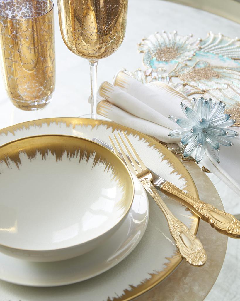 Wallace Silversmiths 65-Piece Gold-Plated Grand Duchess Flatware Service
