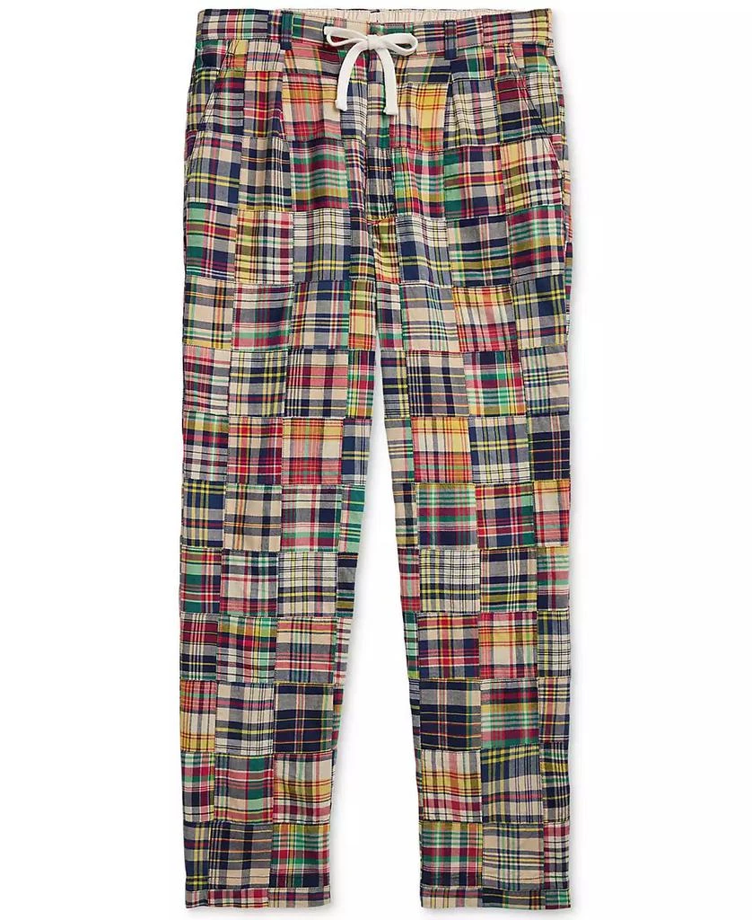 Ralph Lauren Men's Relaxed-Fit Patchwork Madras Pants 5