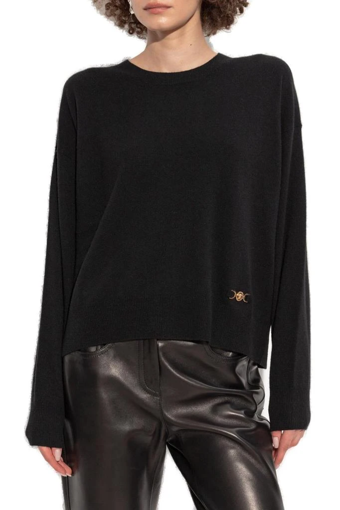 Versace Versace Logo-Plaque Crewneck Jumper 2