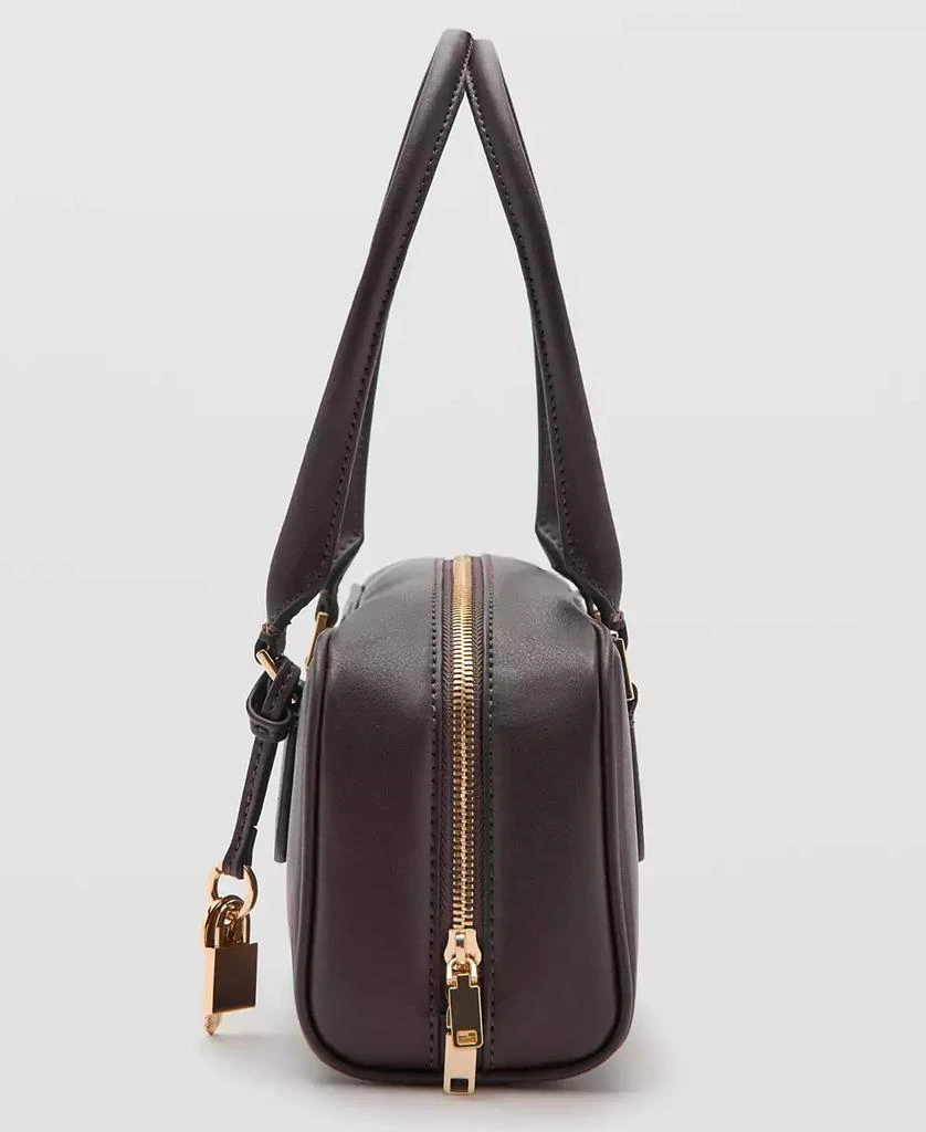 Mango Women
s Faux-Leather Finish Bowling Bag 2