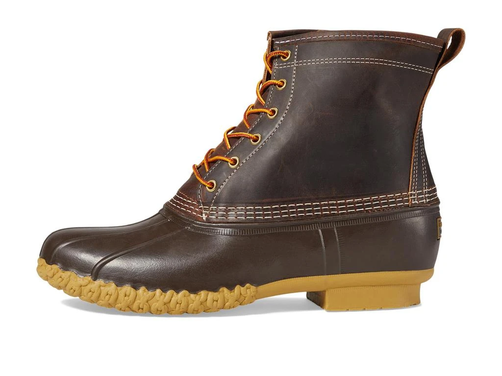L.L.BEAN Bean Boot 8" Leather Primaloft Flannel Lined 4