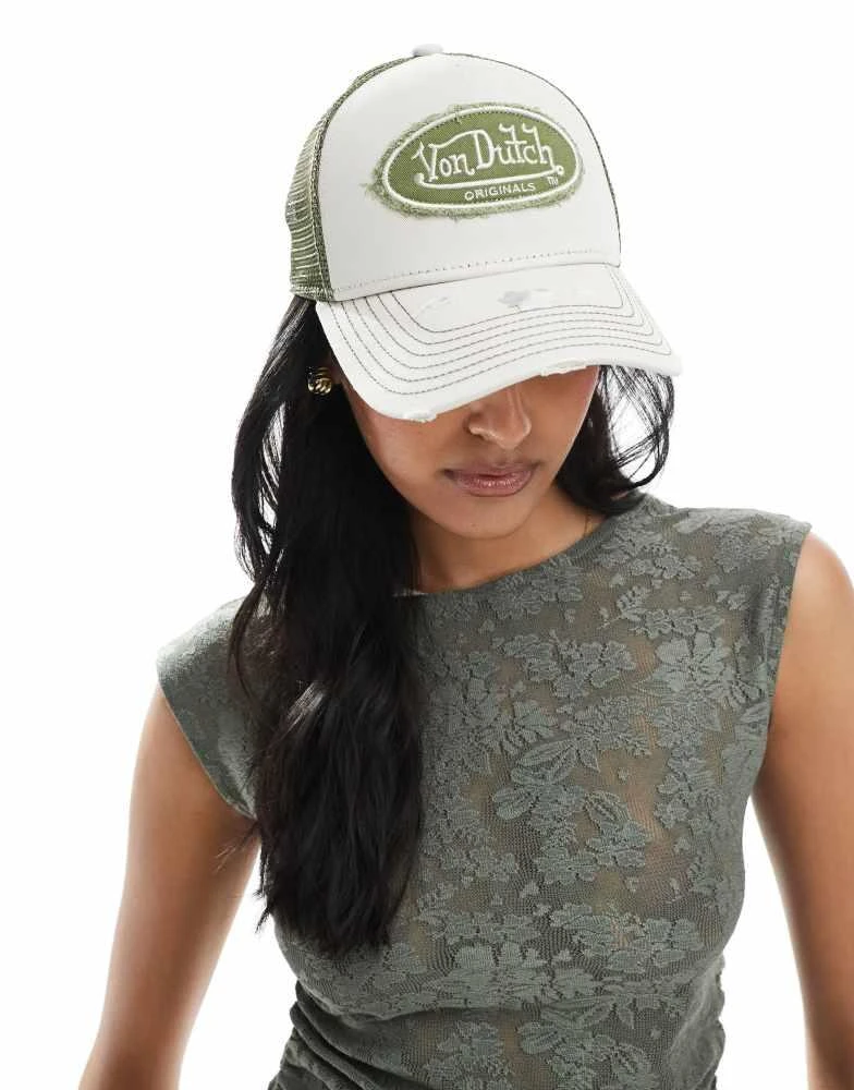 Von Dutch Von Dutch Kalmar trucker cap in green 1