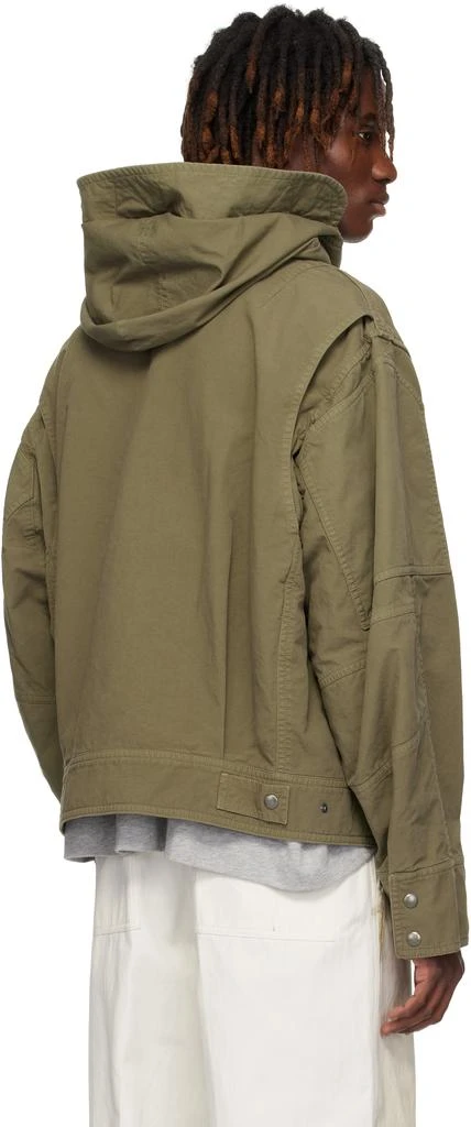 Dries Van Noten Khaki Flap Pocket Jacket 3