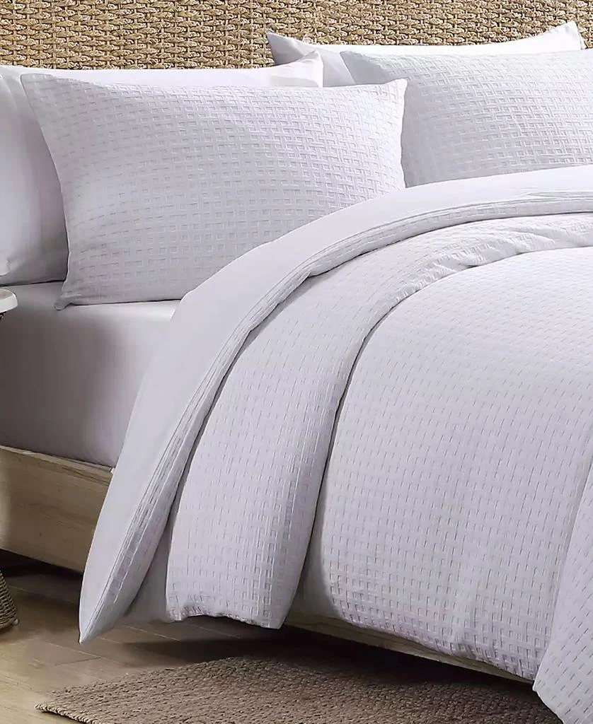 Tommy Bahama CLOSEOUT! Basketweave Solid Cotton and Polyster fill 4 Piece Comforter Set 3