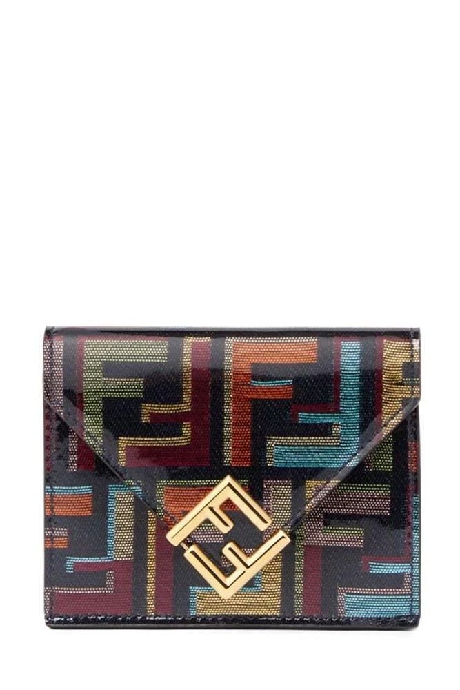 Fendi Fendi FF Diamonds Tri-Fold Wallet