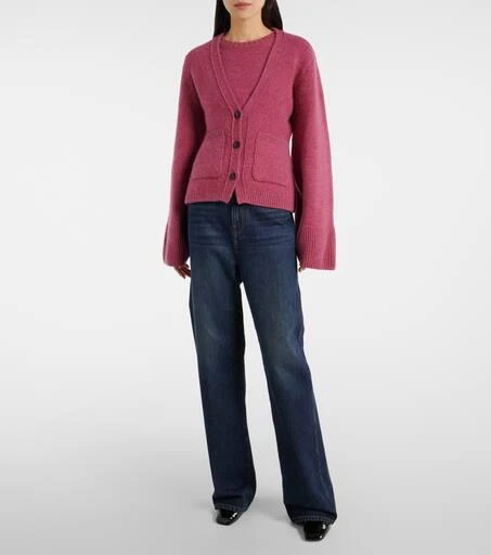 Khaite Scarlet cashmere cardigan 2