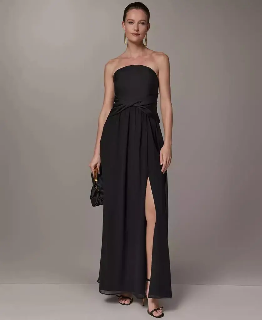 macy's black strapless dress Edikted Women's Marisa Strapless Maxi Dress