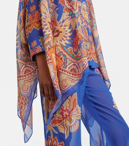 ETRO Printed poncho 5
