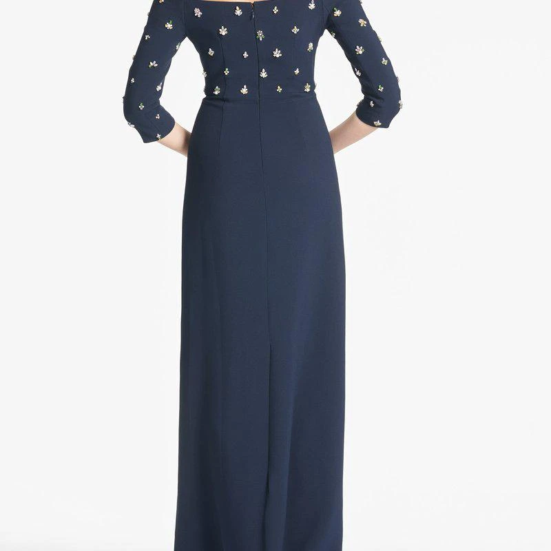 Sachin & Babi Amarette Gown Dark Midnight 2