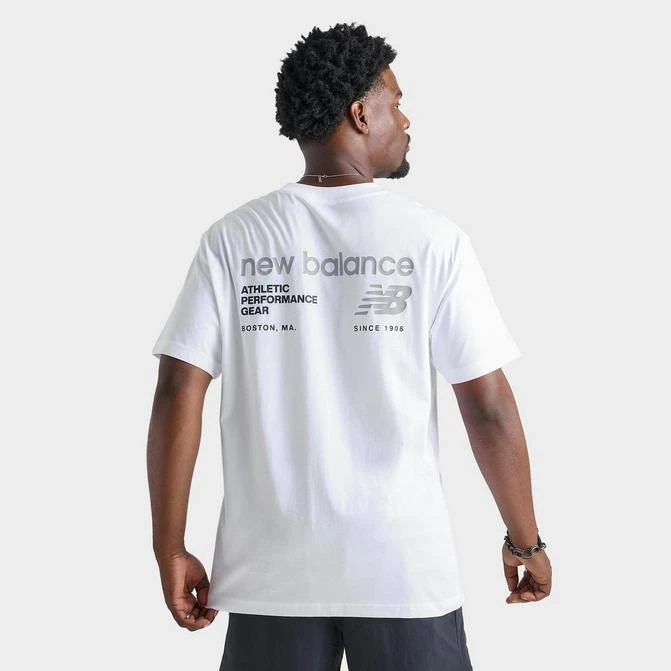 New Balance Men's New Balance Linear Graphic T-Shirt - T-Shirts