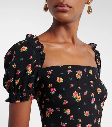 Dolce
Gabbana Floral silk-blend charmeuse top 4