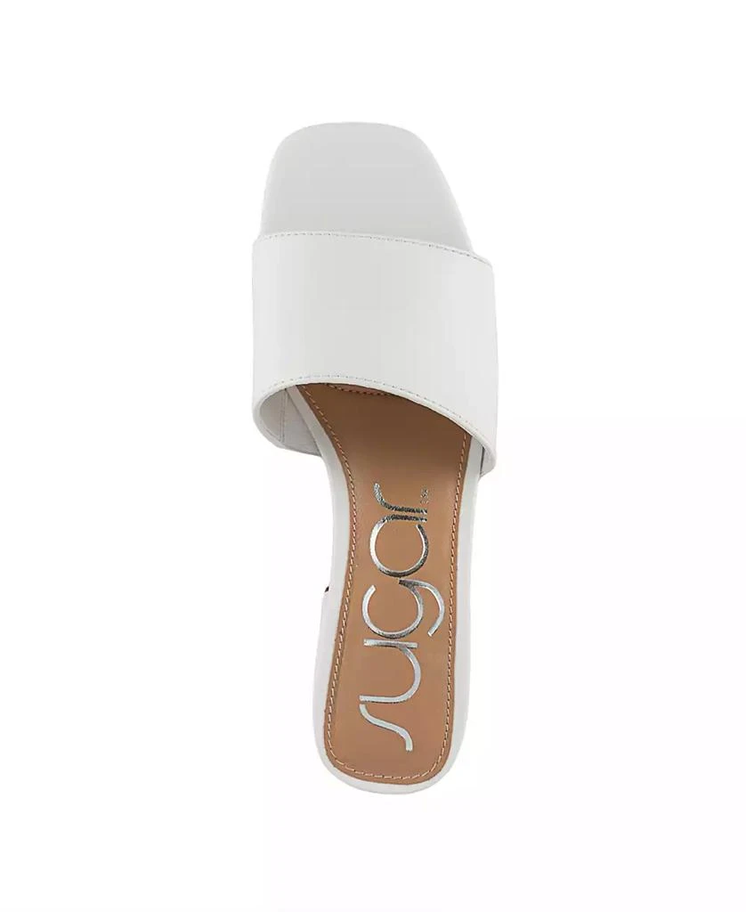 Sugar Women's Uniform 3 Slip-On Block Heel Sandals 4