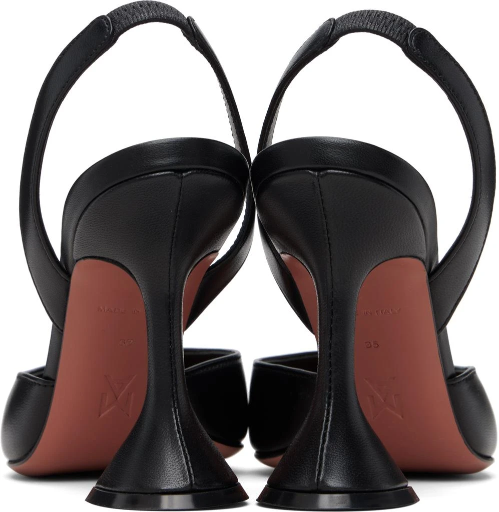 Amina Muaddi Black Holli 95 Sling Heels 2
