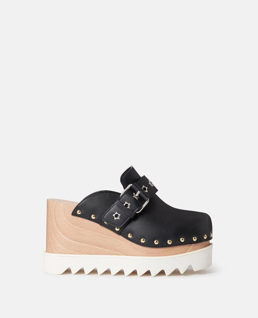 Stella McCartney Stella McCartney - Elyse Star-Studded Mules, Woman, BLACK, Size: 40h 1