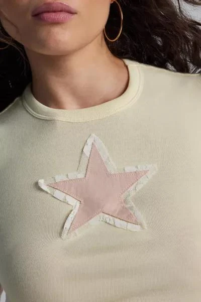 Kimchi Blue Kimchi Blue Star Applique Baby Tee 3