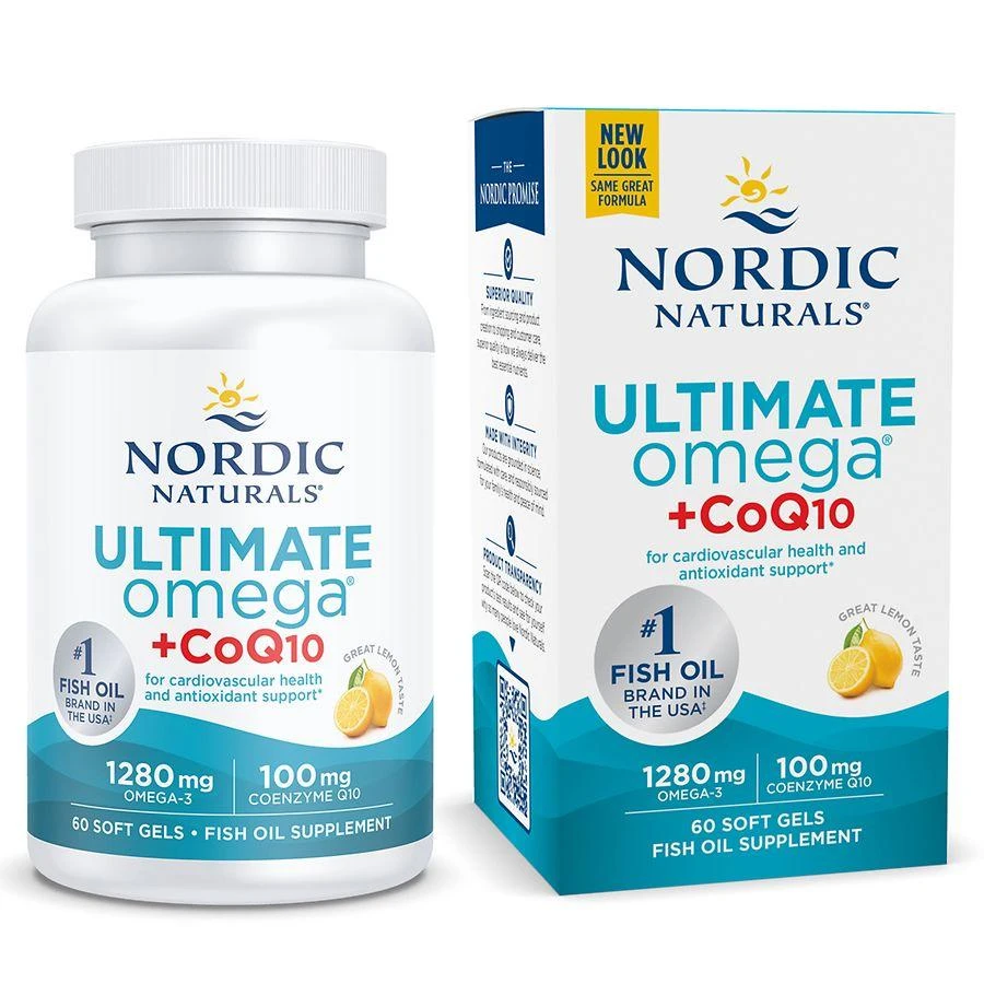 Nordic Naturals Ultimate Omega + CoQ10 Soft Gels Lemon 3