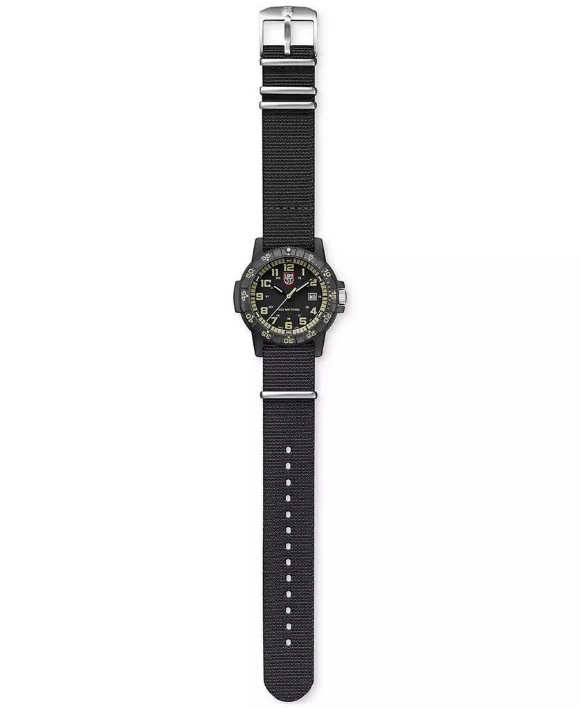 Luminox Men's Swiss Leatherback Sea Turtle Giant Dive Black NATO Strap Watch 44mm 3