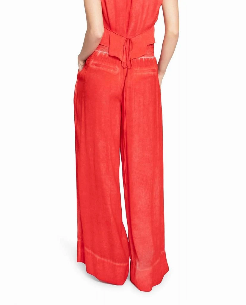 Nicole Miller Garment Dyed Silk Wide Leg Pant 2