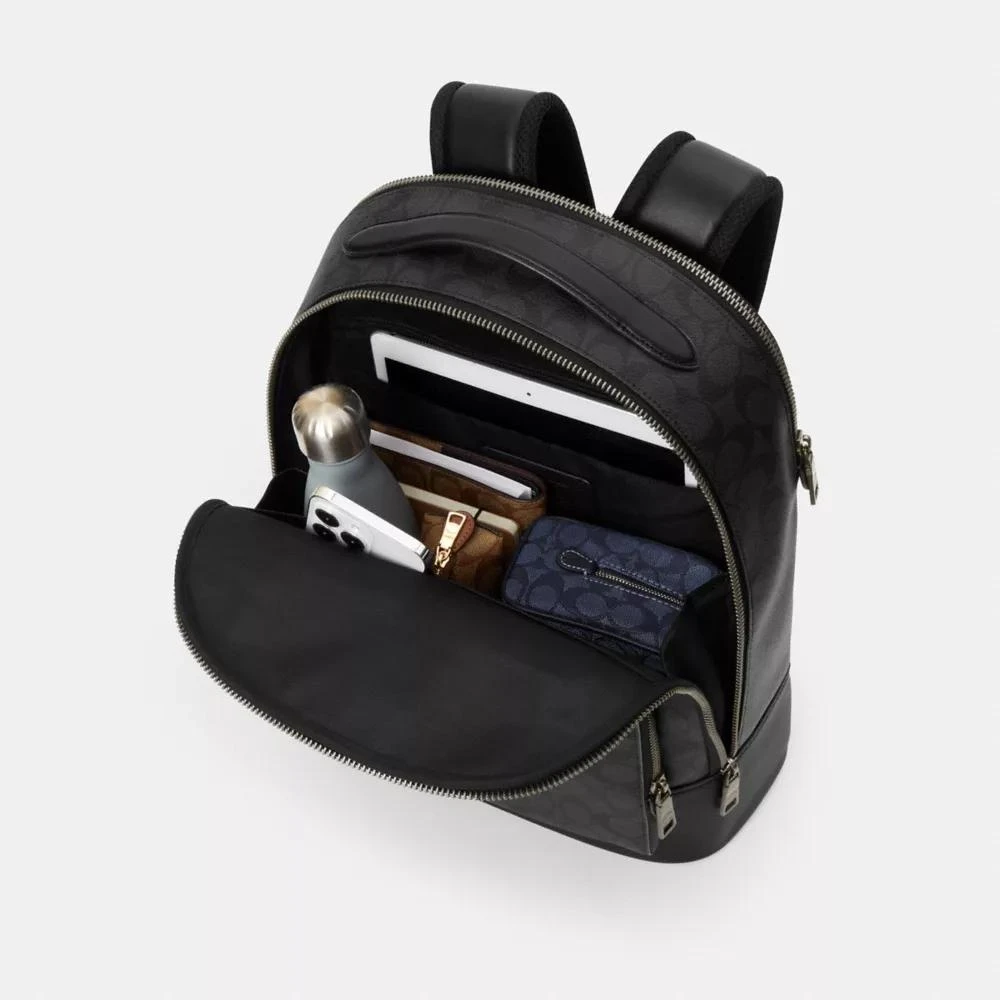 Coach Ethan Backpack In Signature Canvas 5