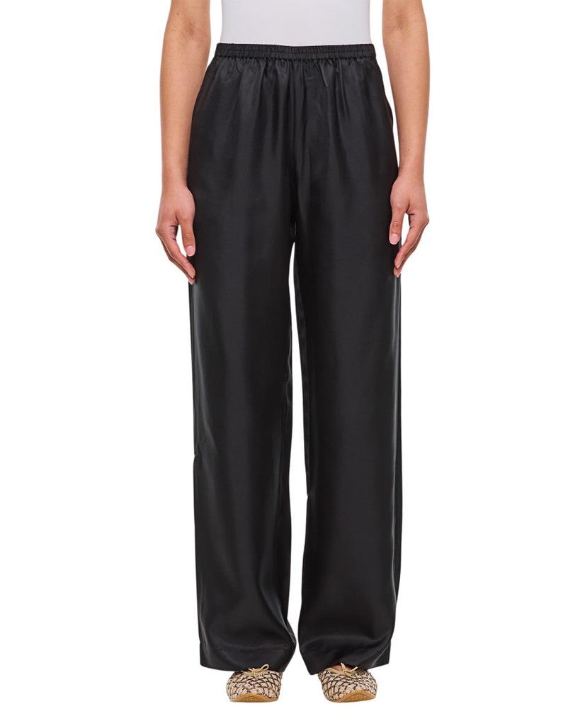 Loulou Studio Loulou Studio Anthracite Palazzo Trousers S