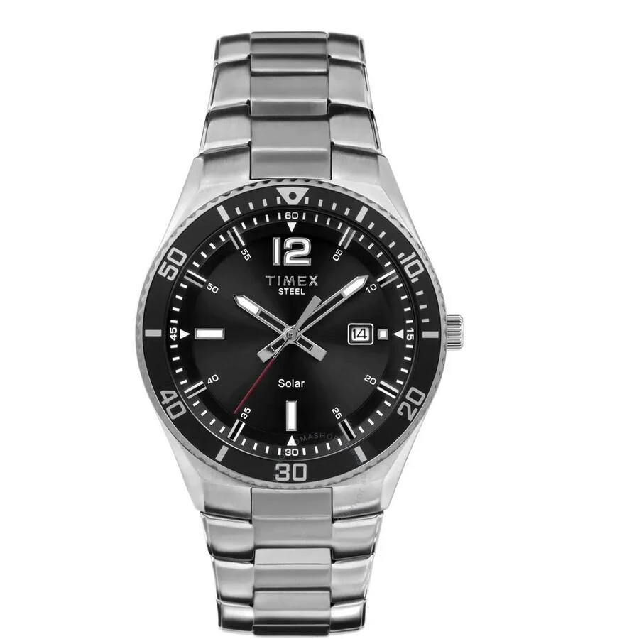 Timex Classic Solar Black Dial Men's Watch TW2V53700 1