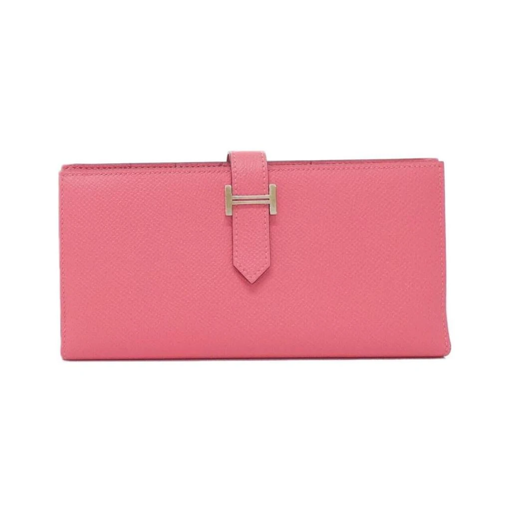 Hermes Azalee Epsom Leather Coin Purse/Coin Case (Pre-Owned)