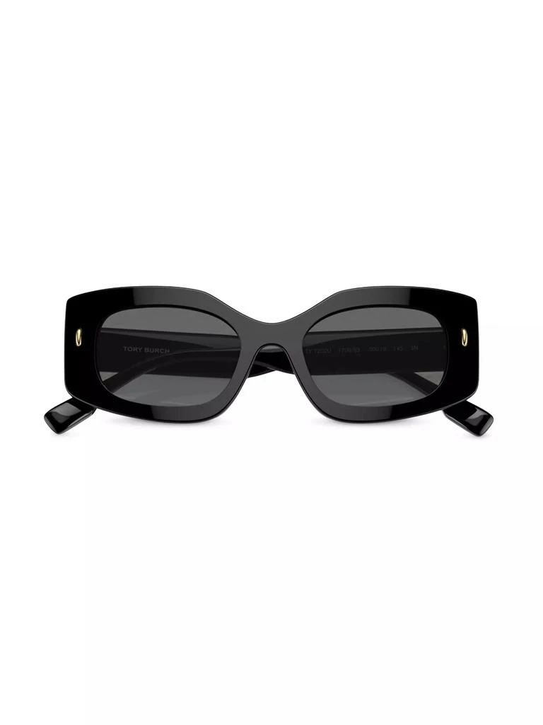 Tory Burch 50MM Rectangular Sunglasses 5