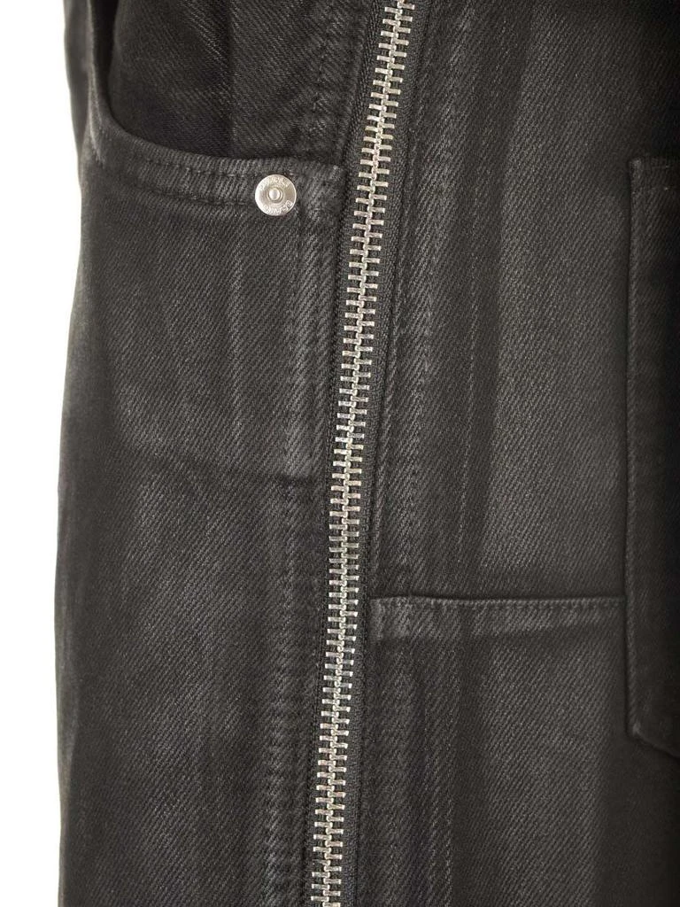 Purple Brand P018 Side-zip Coated Wide Leg Jeans 2