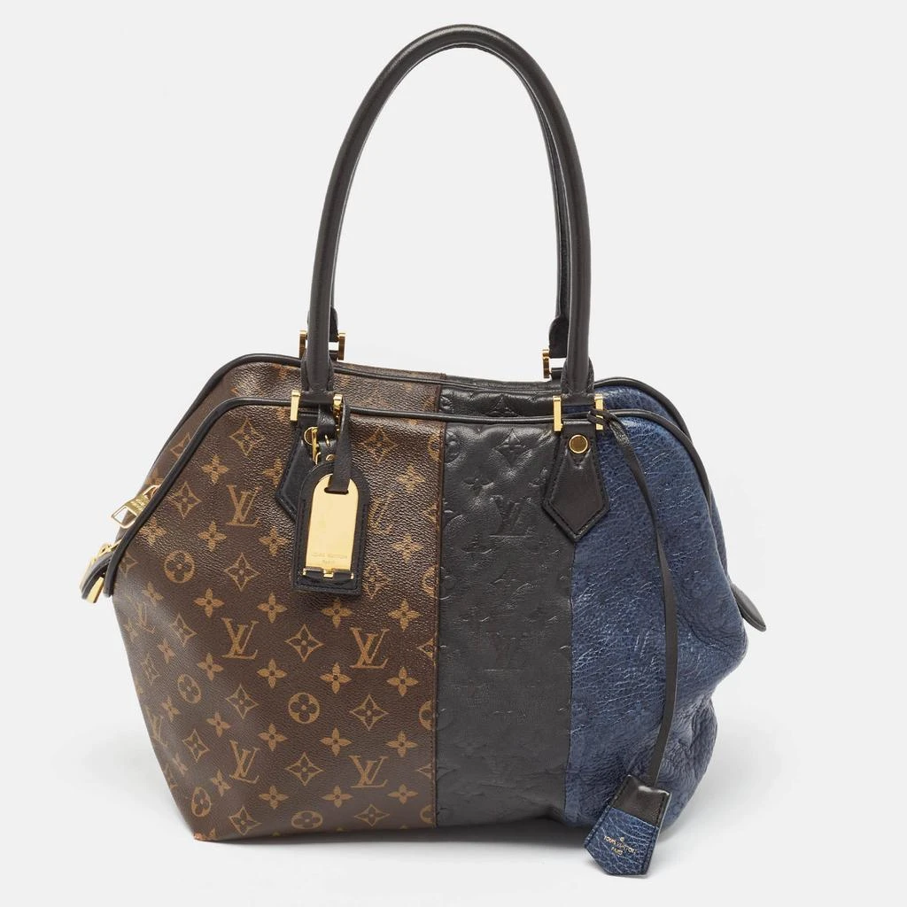 Louis Vuitton Louis Vuitton Marine Monogram Canvas and Leather Limited Edition Blocks Zipped Bag 1