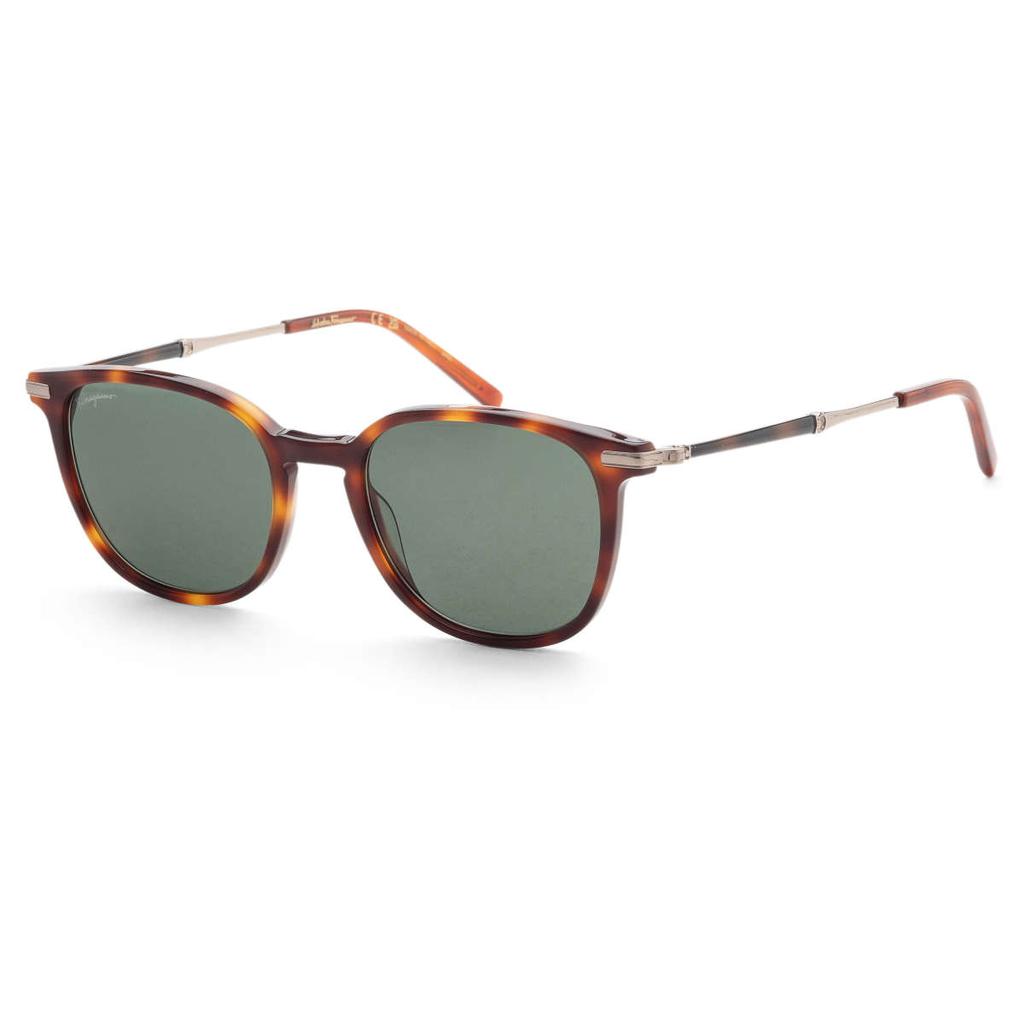 Salvatore Ferragamo Ferragamo Men's Brown Round Sunglasses