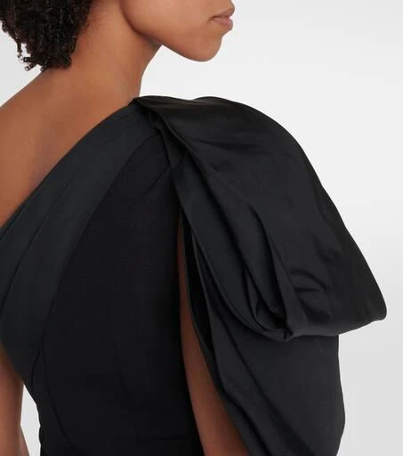 Safiyaa Maelys crêpe gown 6