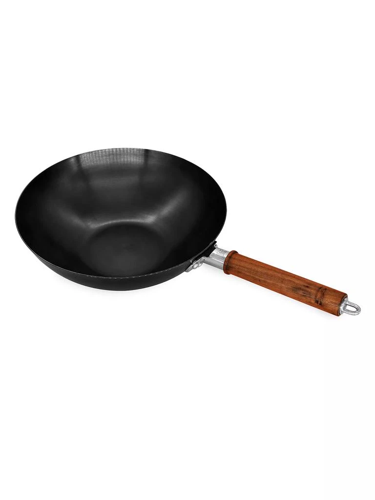 ZWILLING J.A. Henckels Dragon 12'' Carbon Steel Wok &amp; Lid 3