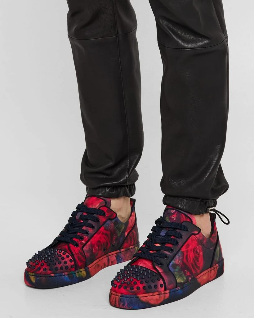 Christian Louboutin Men's Louis Junior Roses Loafers 3