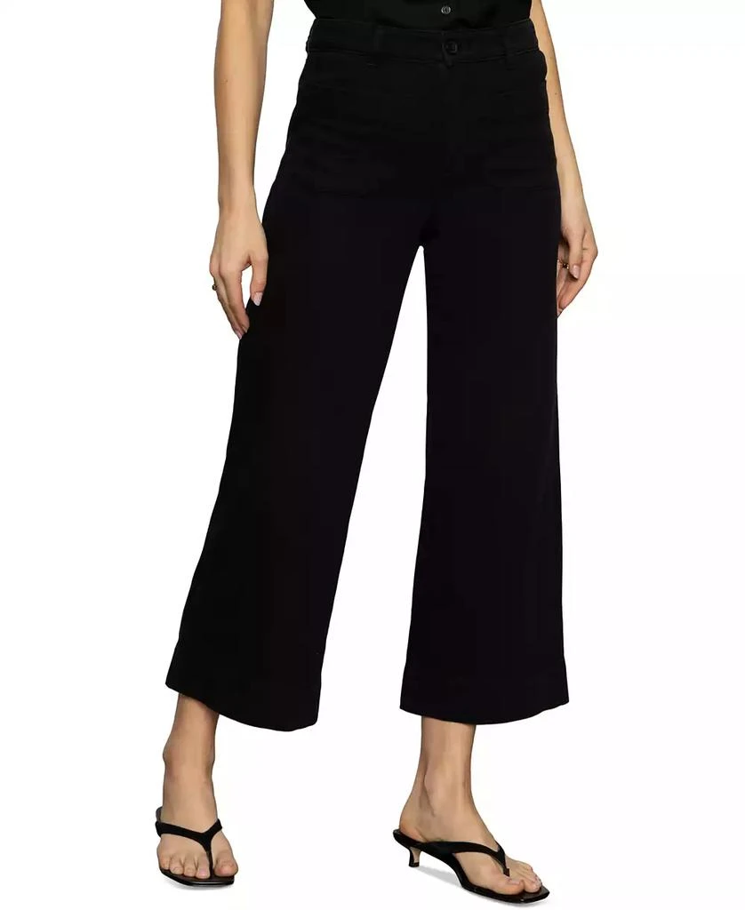 Sanctuary Women's Soft Marine Cotton Cropped Pants 2