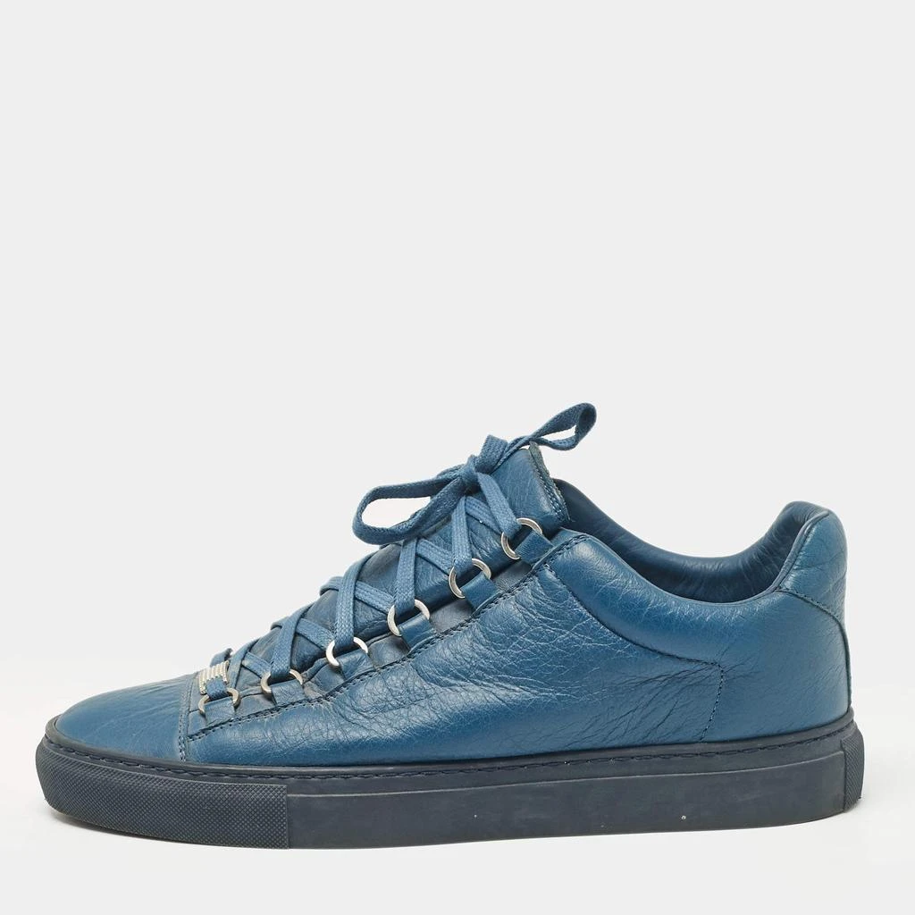 Balenciaga Balenciaga Blue Leather Arena Lace Up Sneakers Size 41 1