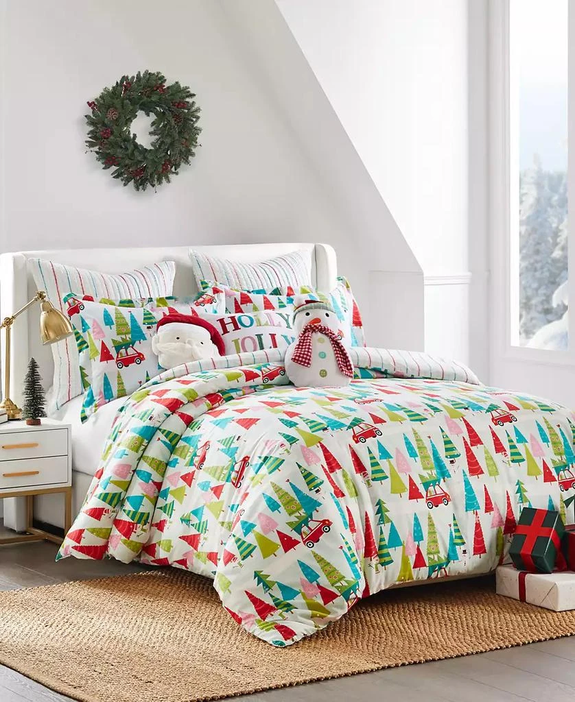 Levtex Merry Bright Holly Jolly Reversible 3-Pc. Comforter Set 3