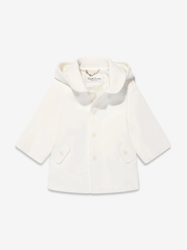 Sarah Louise Sarah Louise Boys Hooded Coat in Ivory 1