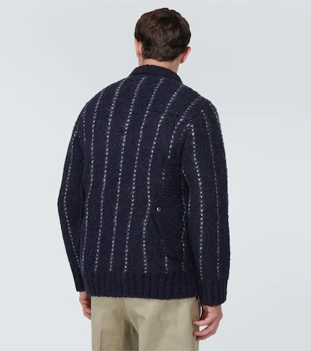 Sacai Wool-blend blouson jacket 4