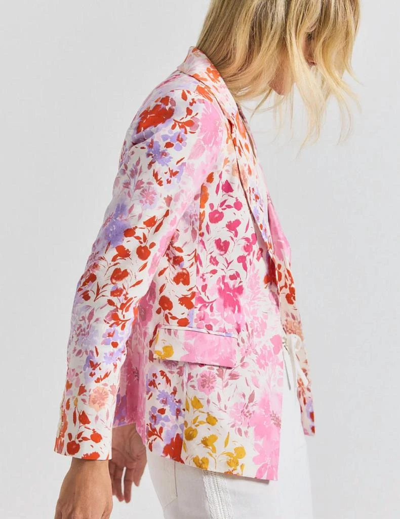 Derek Lam Derek Lam 10 Crosby - Irina Floral Stretch-linen Blazer 3