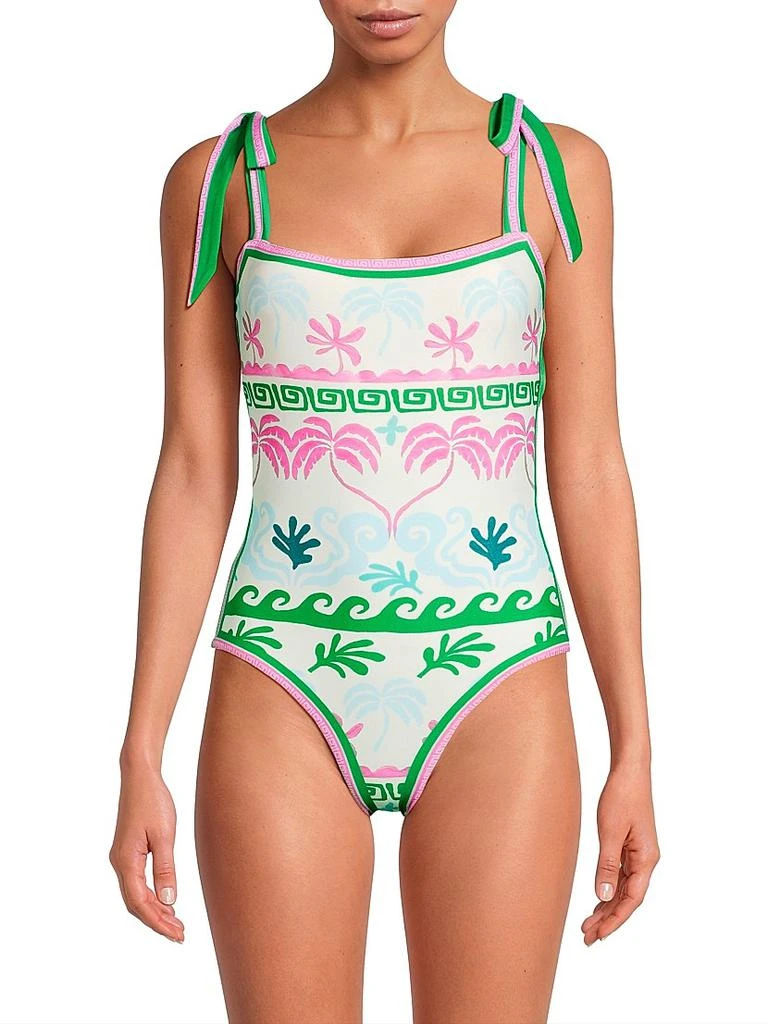 Beach Riot Shona Palm Tree One-Piece Swimsuit 3