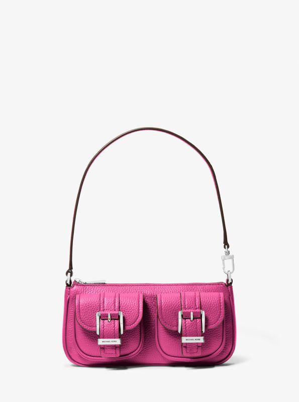 Michael Kors Zoe Small Pebbled Leather Pochette