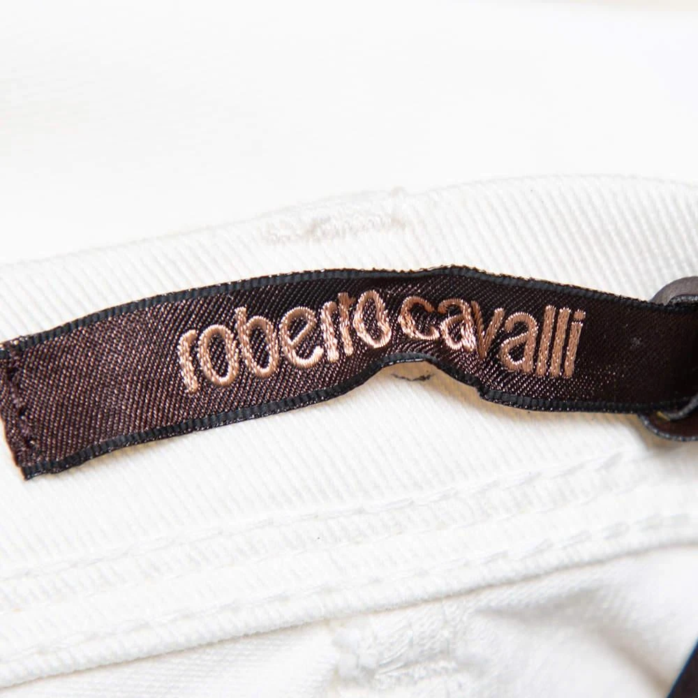 Roberto Cavalli Roberto Cavalli White Denim Straight Leg Jeans XL 6