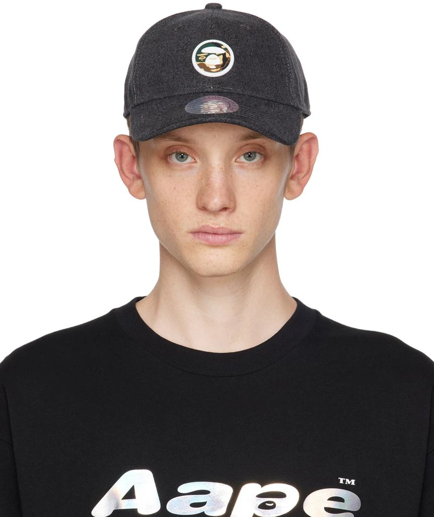 AAPE by A Bathing Ape Black 'AAPE Now' Cap 1