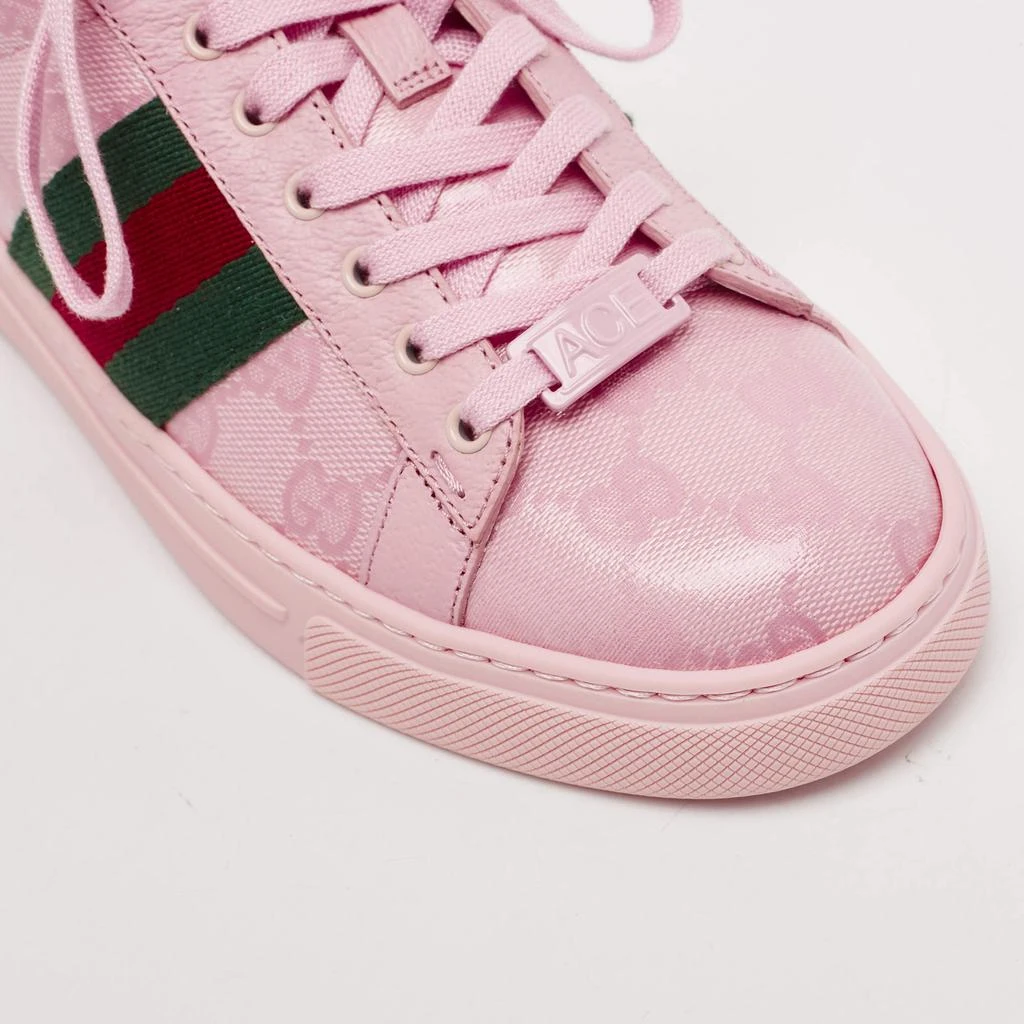 Gucci Gucci Pink GG Crystal Canvas Ace Sneakers Size 36 7