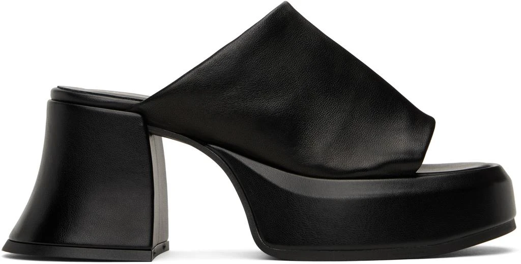MIISTA Black Jimena Heeled Sandals 1