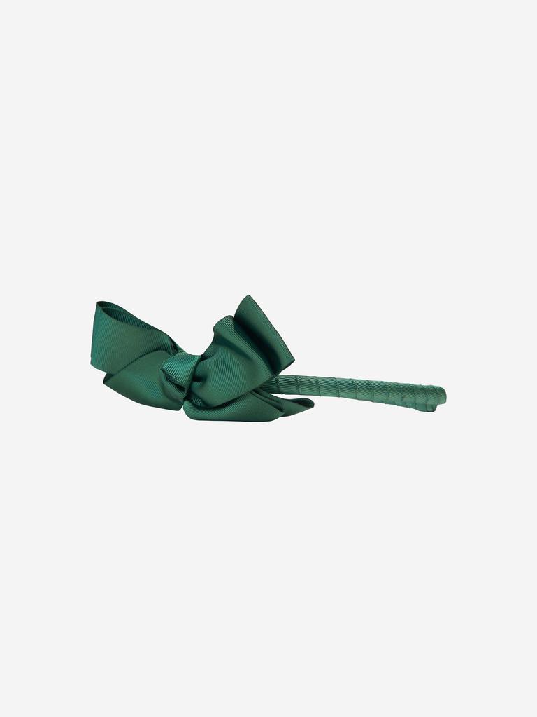 Mama Luma Mama Luma Girls Bow Headband in Green