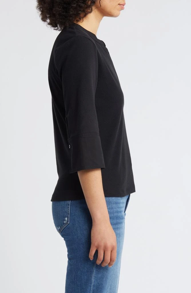 Wit & Wisdom Split Neck Top 3