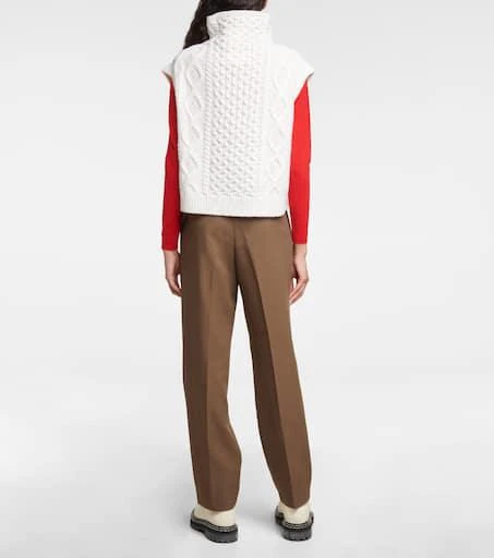 Ralph Lauren Cable-knit wool and cashmere sweater vest 3
