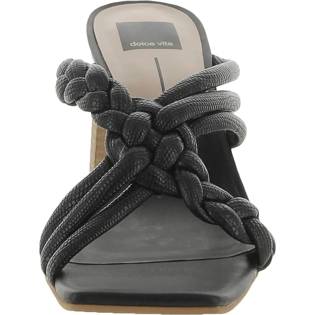 Dolce Vita PIPIN Womens Leather Square Toe Mule Sandals 3